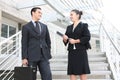 Man and Woman Business Team Royalty Free Stock Photo