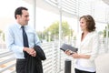 Man and Woman Business Team at Office Royalty Free Stock Photo