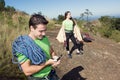 Man and Woman Camping Royalty Free Stock Photo