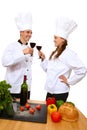 Man and Woman Chefs