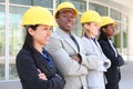 Man and Woman Construction Team Royalty Free Stock Photo