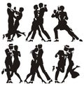 Man and woman dance