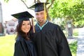 Man and Woman Graduates