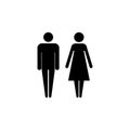 Man and woman icon. male and female symbo