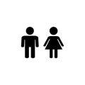 Man and woman icon . male and female symbo