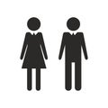 Man and woman icon