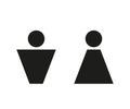 Man and woman icon symbol vector illustration Royalty Free Stock Photo