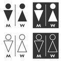 Man and Woman icon vector