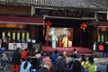 A man and a woman are performing a Chinese opera with thousands of years of history