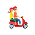 Couple Traveling Together, People Riding Bike
