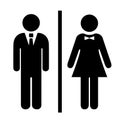Man and woman vector icon
