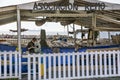 Man working at boat yard