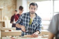 Man Working in Carpentry