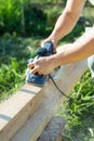 Man working Electrical plane