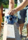 Man working Electrical plane Royalty Free Stock Photo