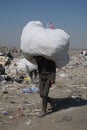 Man working on Garbage Dump