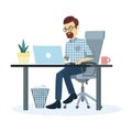 Man working at office. Royalty Free Stock Photo