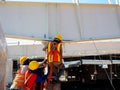 Man Working on the Working at height