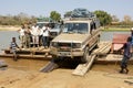 Manabolo river crossing Royalty Free Stock Photo