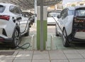 Public charging point for electric cars