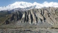 Himalaya view, Chame, Manang, Nepal Royalty Free Stock Photo