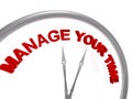 Manage your time on clock