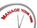 Manage your time on clock