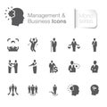 Management & business icons