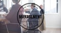 Management Business Strategy Homepage Concept Royalty Free Stock Photo