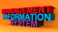 Management information system on orange