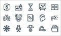 Management line icons. linear set. quality vector line set such as folder, risk, steering wheel, agile, office chair, choice, key Royalty Free Stock Photo