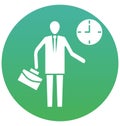 Management, time schedule Isolated Vector Icon can be easily edit and modify Royalty Free Stock Photo