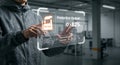 Managing Production Output with Transparent Screen for Factory Efficiency