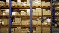 Managing storage in depot operating in supply chain logistical sector