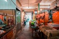 Managua, Nicaragua. People are selling products in periferic market.