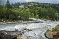 Beas river flowing in Manali Royalty Free Stock Photo