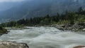 Beas river flowing in Manali Royalty Free Stock Photo