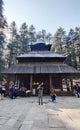 Manali India oct 23 2022 Hidimba Devi Temple, locally known as Dhungari Temple, also known variously as the Hadimba Temple, is