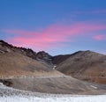 Manali - Leh highway in Ladakh, India Royalty Free Stock Photo