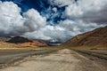 Manali-Leh highway. Ladakh, India Royalty Free Stock Photo