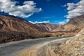 Manali-Leh road in Himalayas