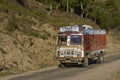 Manali to Leh mountain highway in Ladakh, India