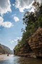 Manambolo river canoeing under the sun