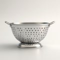 Manapunk-inspired Silver Colander 3d Render With Creative Commons Attribution