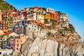 Manarola, Cinque Terre in Italy. Royalty Free Stock Photo