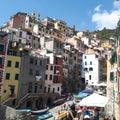 Manarola, city, metropolis, building, aerial photography