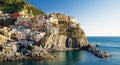 Manarola, one of the most charming and romantic of the Cinque Terre villages, Liguria, northern Italy Royalty Free Stock Photo