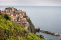 Manarola in spring time Royalty Free Stock Photo