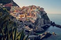 Manarola town in Cinque Terre region, Italy