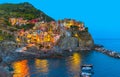 Manarola traditional typical Italian village in National park Cinque Terre